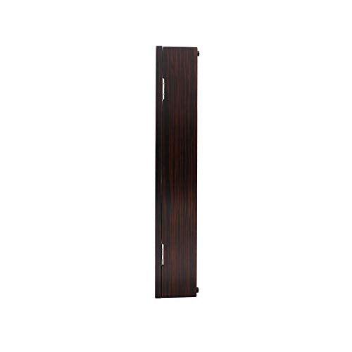 SEIKO Modern Dark Wooden Wall Clock with Pendulum and Dual Chimes