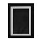 Kids Art Frame with Fixed Strap A4 Child Artwork Picture Frame Front Opening Photo Frame Wood Frame Horizontal and Vertical Formats Hold up to 150 Artworks for Crafts Drawing (Black)