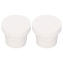 2Pcs Ladder Rubber Stopper Bumper,Replacement Safety Guard Swimming Pool Supplies,for Swimming Pool Ladders (White)