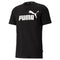 PUMA Men's Essential Logo Tee, Black, XL