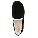 Vionic Womens Lynez Suede Faux Fur Lined Loafer Slippers Black 8 Medium (B,M)