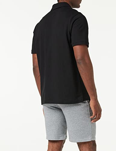 PUMA Men's Essential Pique Polo Shirt, Black, XXL