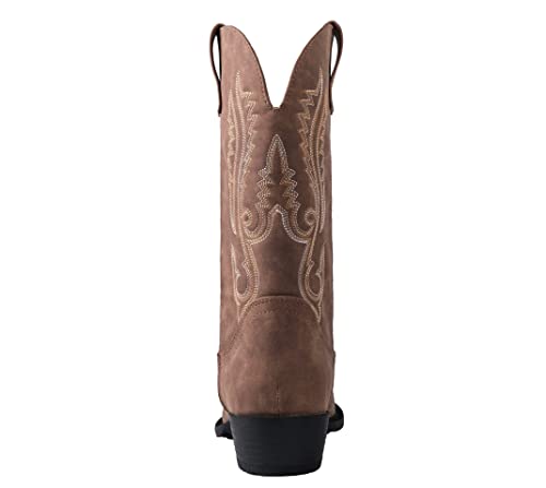 Canyon Trails - Mens Cowboy Boots - Round Toe Cowboy Boots for Men Traditional Mens Western Boots - Mens Boots Round Toe Style - Cowboy Work Boots Men - Cowboys Boots, Brown, 11