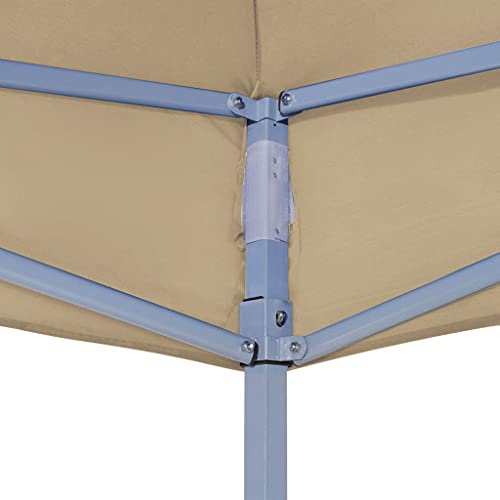 vidaXL Party Tent Roof 2x2 m Beige 270 g/m²