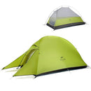 Naturehike Cloud up 1 Person Backpacking Tent Lightweight Camping Hiking Dome Tent for 1 Man (Mustard Green (20D Nylon))