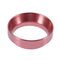 Espresso Dosing Funnel Aluminum Coffee Dosing Ring Replacement-for 58mm Portafilters (Rose Red)