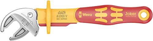 Wera 6004 Joker 1 VDE-Insulated Self-Setting Open-End Spanner 4 Piece Set