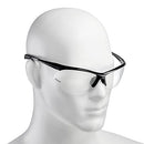 Stanley Clear Lens Half Frame Safety Glasses - Clear Safety Glasses For Men & Women - Transparent with UV Protection Glasses - Rubber Tipped No-Slip Design
