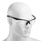 Stanley Clear Lens Half Frame Safety Glasses - Clear Safety Glasses For Men & Women - Transparent with UV Protection Glasses - Rubber Tipped No-Slip Design