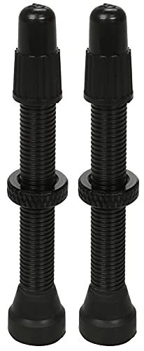 Venzo Mountain Bike Bicycle Tubeless No Tube Tire Presta Universal Valve Stems Pair of 2 Valves - Choices - 44mm