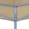 vidaXL Party Tent Roof 2x2 m Beige 270 g/m²