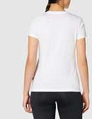 PUMA Women's Essential Logo Tee, White, L