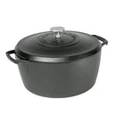 Lodge Blacklock Dutch Oven 5.5 Quart Cast Iron Dutch Oven, Black, BL02DO