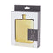 TRUE Belmont Golden Whiskey Fashion Hip Flask Plated with 14 Karat Gold 175 Millilitres