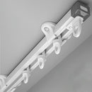 YXHOMME Ceiling Curtain Track, Telescopic Ceiling Mount Curtain Track System Adjustable Room Divider Track Set (2.8ft-5ft)
