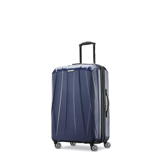 Samsonite Unisex-Adult Centric 2 Hardside Expandable Luggage with Spinners, True Navy, 2-Piece Set (20/24), Centric 2 Hardside Expandable Luggage with Spinners
