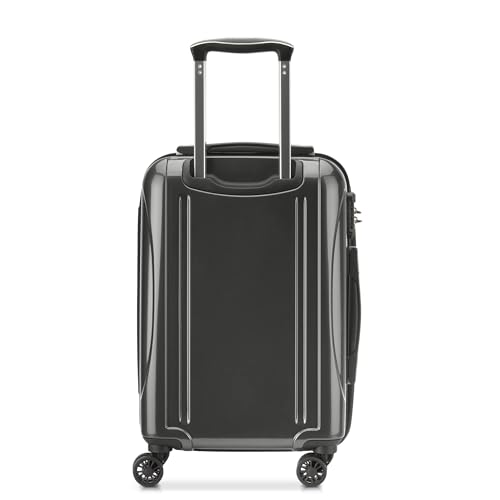DELSEY Paris Helium Aero Hardside Expandable Luggage with Spinner Wheels, Brushed Charcoal, Carry-On 19 Inch, Helium Aero Hardside Expandable Luggage with Spinner Wheels