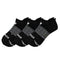 BOMBAS 3-Pack Men's ankle Socks White Honeycomb XL, Black