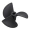 Vaveren Underwater RC Boat Propellers,4mm Shaft Nylon RC Boat Ship Outboard Propellers Props, 40mmx47mm