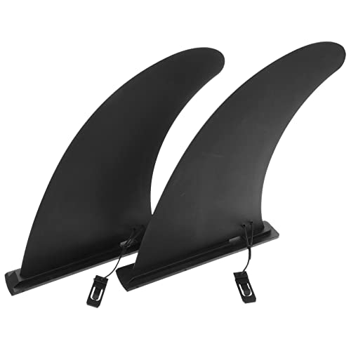 BESPORTBLE 2pcs Surfboard Fin Single Tab Fin Longboard Center Fin Paddleboard Accessories Surfboard Paddleboard Longboard Fin Stand up Paddle Board Fin Paddle Fin Marine Tail Plastic