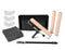 ROLLINGDOG 18 Inch Paint Roller Kit - Large Paint Roller,Microfiber Paint Roller Sleeves,Paint Tray with Liners,Extension Pole with Thread Lock,Pack of 10