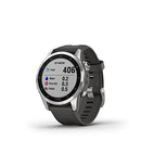 Garmin Fenix 7S, Silver with Graphite Band, Multisport GPS Watch