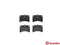 Brembo P18024 Rear Disc Brake Pad - Set of 4