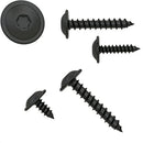 Auprotec Tapping Screws 4.2 x 22 mm Flat Head with Washer Torx Black Galvanised DIN 7049 4.2 x 22 mm Pack of 100