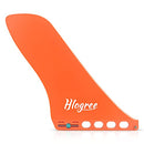 HLOGREE 9 inch SUP Fin, 9" Surf & SUP Single Center Water Fin Quick Release DetachableStand up Paddleboard Fin - Free No Tool Fin Screw Replacement for Longboard Surfboard Stand-Up Paddleboards