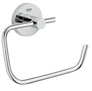 GROHE 40689001 Essentials Wall-Mounted Toilet Paper Holder, Starlight Chrome