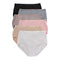 Hanes Women's 6 Pack Cotton Brief Neutrals, Assorted, Size 8