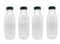 Packware Juice Plastic Bottles - Reusable Drink Containers with Black Lids - Reusable & Leak-Proof Juice Bottles, Great for Storing Homemade Juices Water Smoothies & Much More - 50 Pack(300ml)