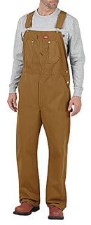 Dickies Men's Bib Overall, Brown Duck, 36W x 30L