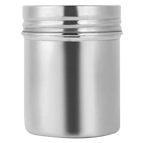 304 Stainless Steel Sealed Food Storage Jar Portable Tea Coffee Beans Container Easy for Travel Outdoor and Camping(S)