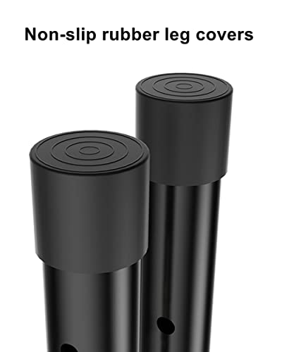 ZhouDaShu Table Leg Extenders for Folding Tables, Table Leg Extensions for Bent and Straight Legs, Adjustable Folding Table Leg Risers, 4 Pack Table Height Extenders for Rise 3.6"/6.77"(7.8in)