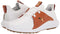PUMA Men's Ignite Fasten8 Crafted Golf Shoe, Puma White/Gold/Leather Brown, 11