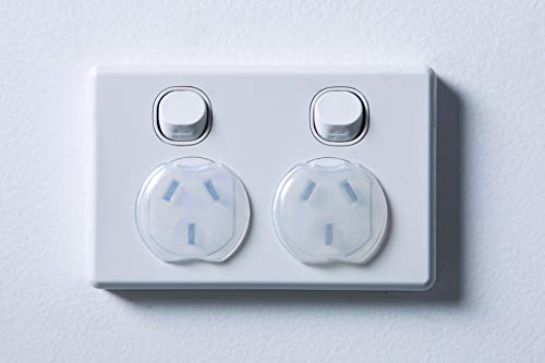 Dreambaby Electric Outlet Socket Plug Cover - Baby Proofing Plug Protectors - Power Point Safety Plugs Guard Covers - 48 Count