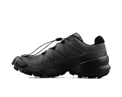 Salomon Men's Speedcross 5 trail running and hiking shoe, Magnet/Black/Phantom, 12 US