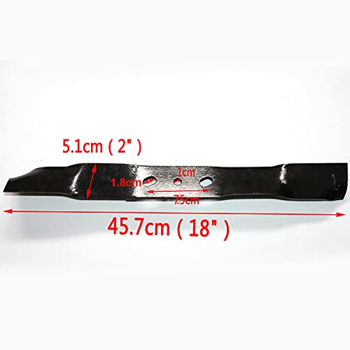 Acbbmns Compatible 18 Inch Mulching Blade for Masport/Morrison Lawn Mower 460mm Mulcher Bar Blade 981608 981706
