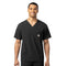 CARHARTT Men's Micro Ripstop Chest Pocket Scrub Top, Black, Large