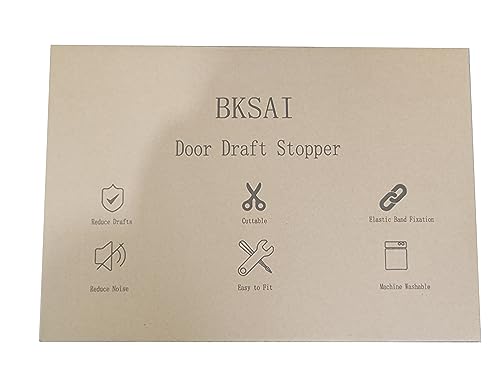 BKSAI Door Draft Stopper for Doors No Adhesive Draught Excluder Under Door Wind Blocker for Bottom of Door,Reduce Noise Draught Excluder Sweep Sound Proof