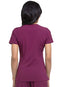 Dickies EDS Essentials Scrubs, V-Neck Womens Tops with Four-Way Stretch and Moisture Wicking DK615, Wine, Small