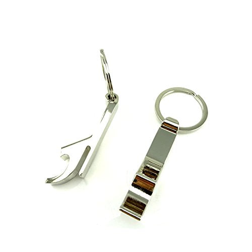 Honbay 2pcs Keychain Bottle Opener - bartender bottle opener - Zinc Alloy Bottle /Can Opener - Versatile & Durable - Premium Keyring Bottle Opener - Metal Pendant Animal Style Beer Keychain Opener