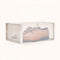 6PCS Sneaker Display Case Clear Shoe Storage Box Transparent Plastic Shoe Boxes Stackable Shoe Container Organiser (35x25x19cm)