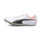 PUMA Men's EVOSPEED SPRINT 10 Sneaker, Puma White-puma Black-lava Blast, 10.5 US