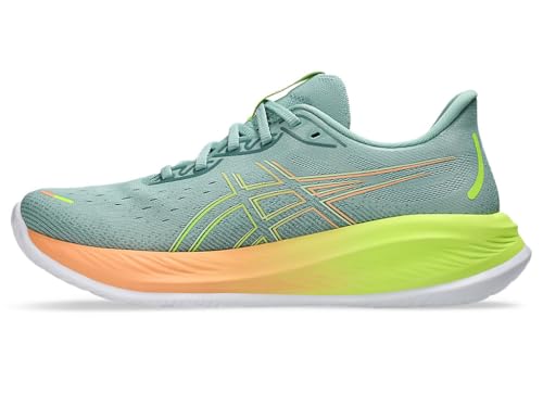 ASICS Gel Cumulus 26 Running Trainers Mens Road Shoes, Green, 9 US