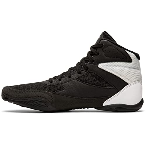 ASICS Kid's Matflex 6 GS Wrestling Shoes, 2.5M, Black/Silver