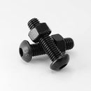 (15 Sets) M8 x 20mm Screws and Nuts Set Button Head Socket Cap Bolts 10.9 Grade Alloy Steel Full Thread