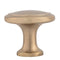 Amazon Basics Modern Top Ring Cabinet Knob, 1.16-inch Diameter, Golden Champagne, 10-pack