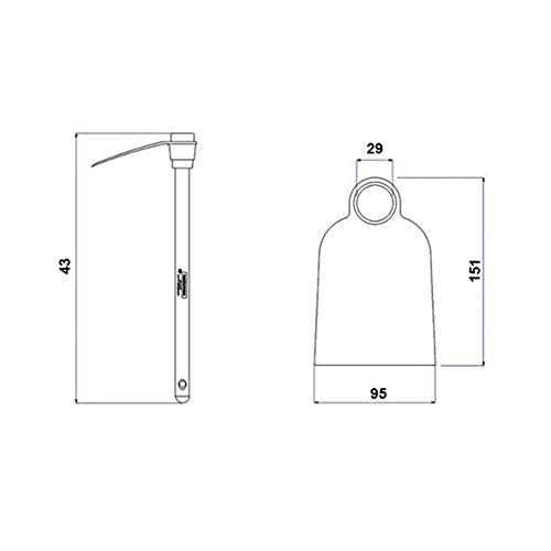 Tramontina 77806201 Garden Hoe with Wooden Handle, 60 cm Handle Length